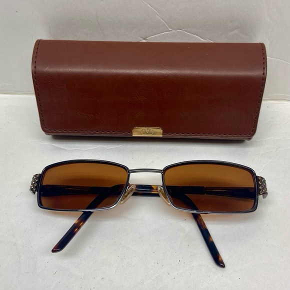 Valentino Garavani Tortoise with Rhinestones 135 5581/1J OTNV - Picture 1 of 16